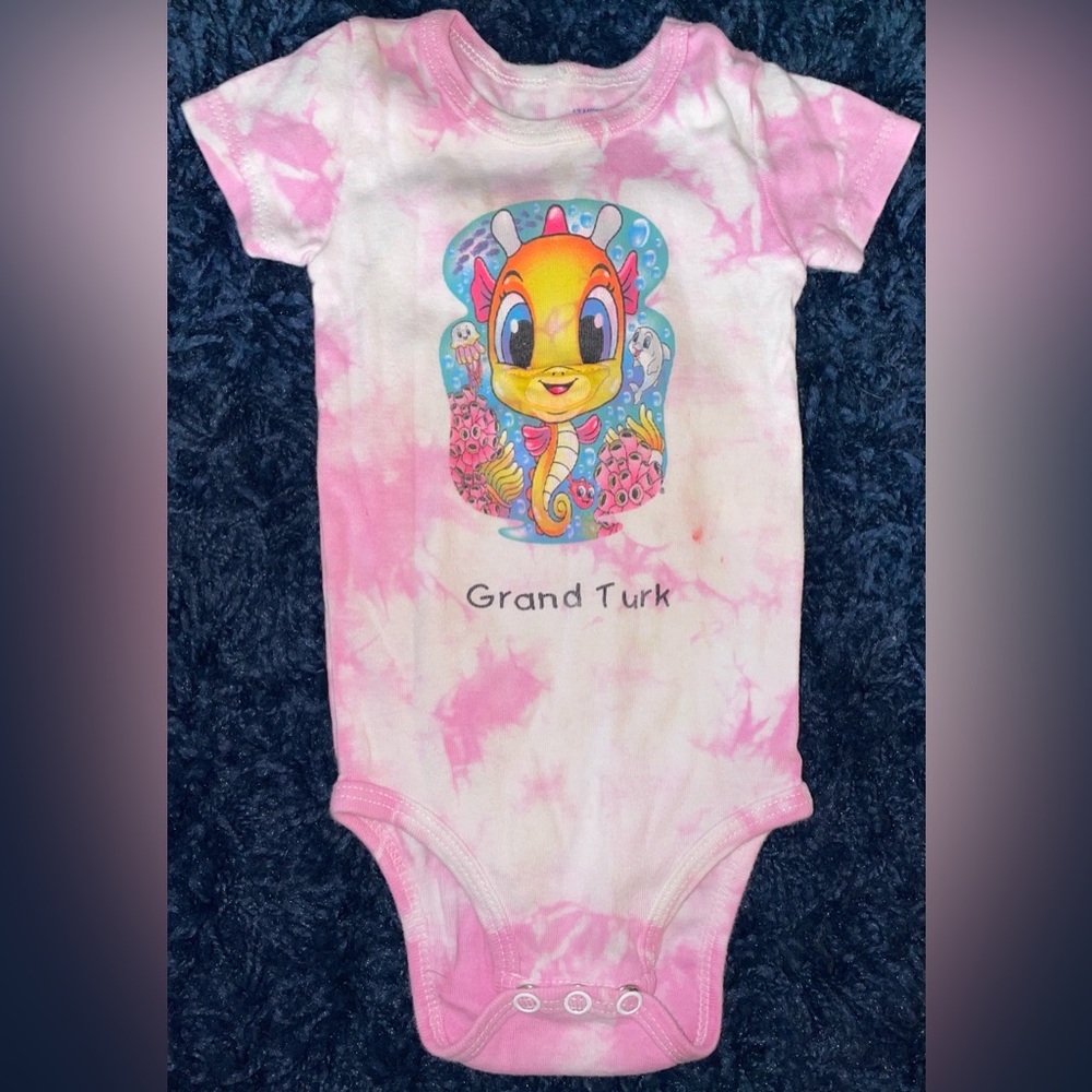 Grand Turk seahorse onesie